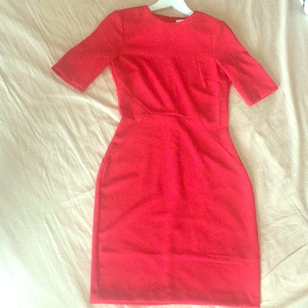 Hot red dress